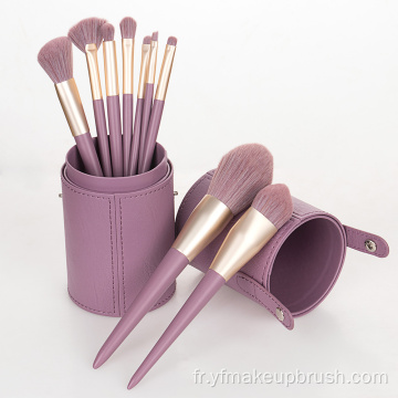 Nouveau produit 9 Pinceau de maquillage de patate doux violet